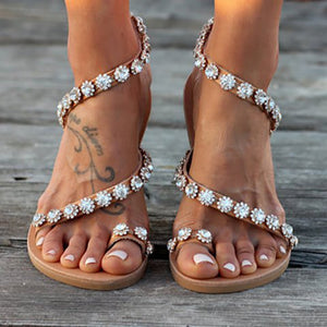 Jessie- flower crystals with straps