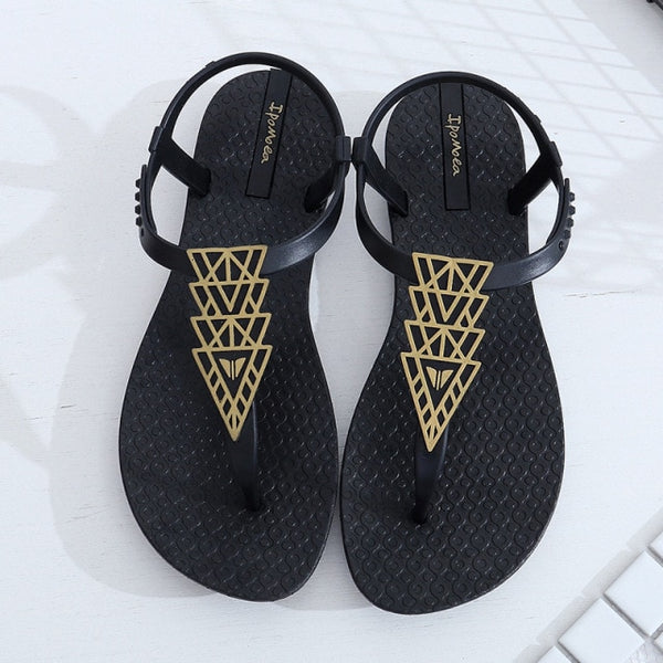 Hariana- Tribal thong flat sandals