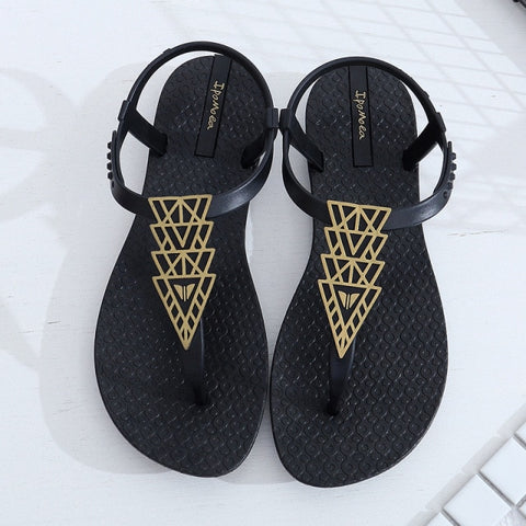 Hariana- Tribal thong flat sandals
