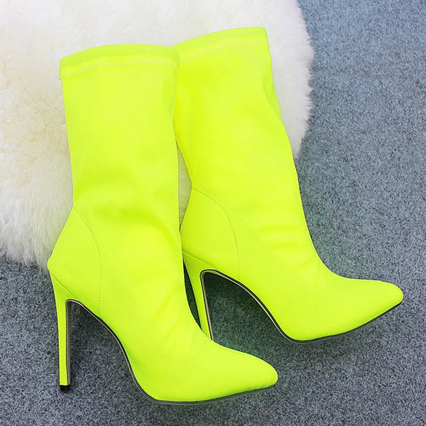 Zoie-  Pointed Toe Stiletto Booties